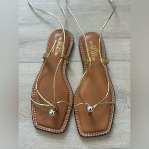 Gold Women's Sandals